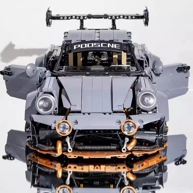 1:10 KBOX 10220B Technische Super Sport Auto Bausteine Niedrigen Fahrzeug Ziegel DIY Puzzle Montage DIY Spielzeug Weihnachten Geschenke Kinder