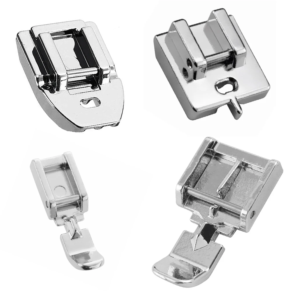 Snap-On Narrow Zipper Feet Invisible Zipper Presser Foot For Singer Brother Household Low Shank Sewing Machine Accessories