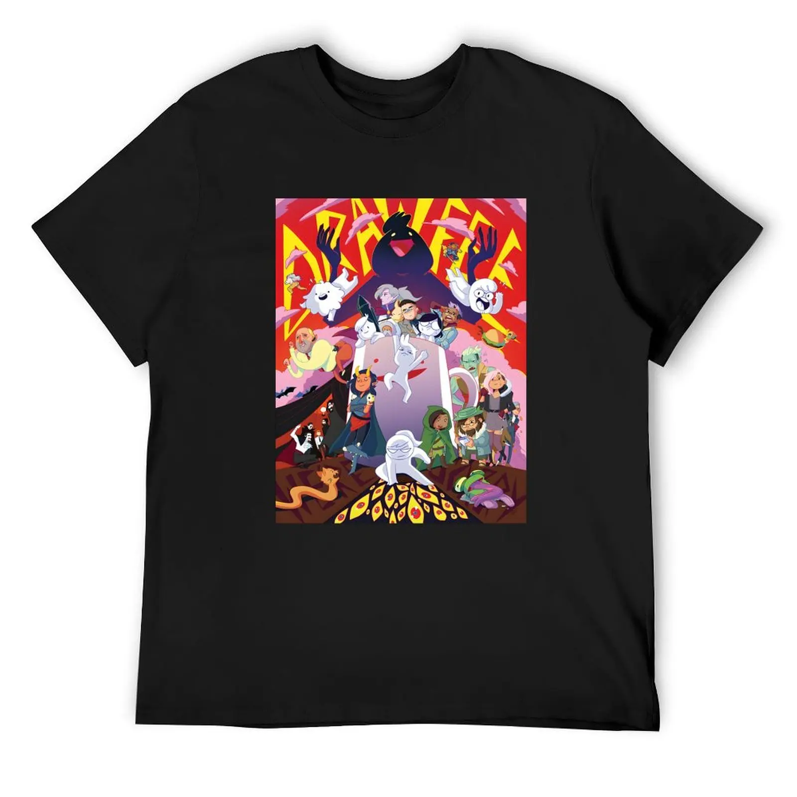 

Drawfee merch T-Shirt plain graphic tee shirt anime shirt mens t shirts