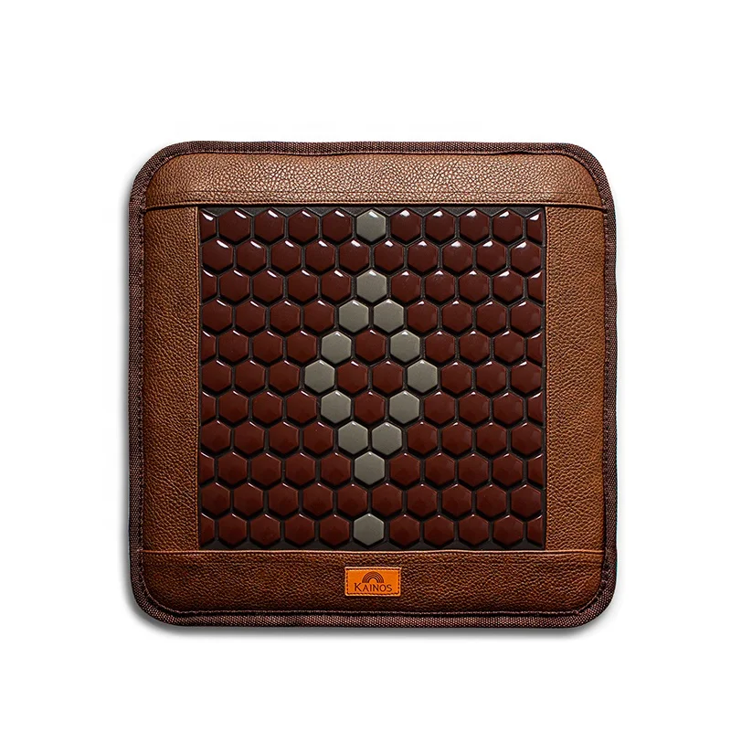 

Tourmaline Mat Infrared Mattress Heating Health Bio Ceratonic Hexagon Stone Pad Cristal Unique Massage Cushion