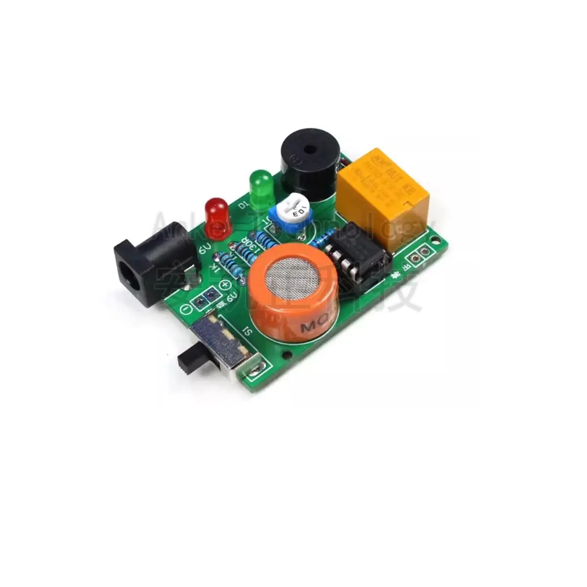 (Spare parts) MQ-3 Ethanol Detection Alarm Kit, Alcohol Electronic Tester, Drunk Driving Gas Sensor Board