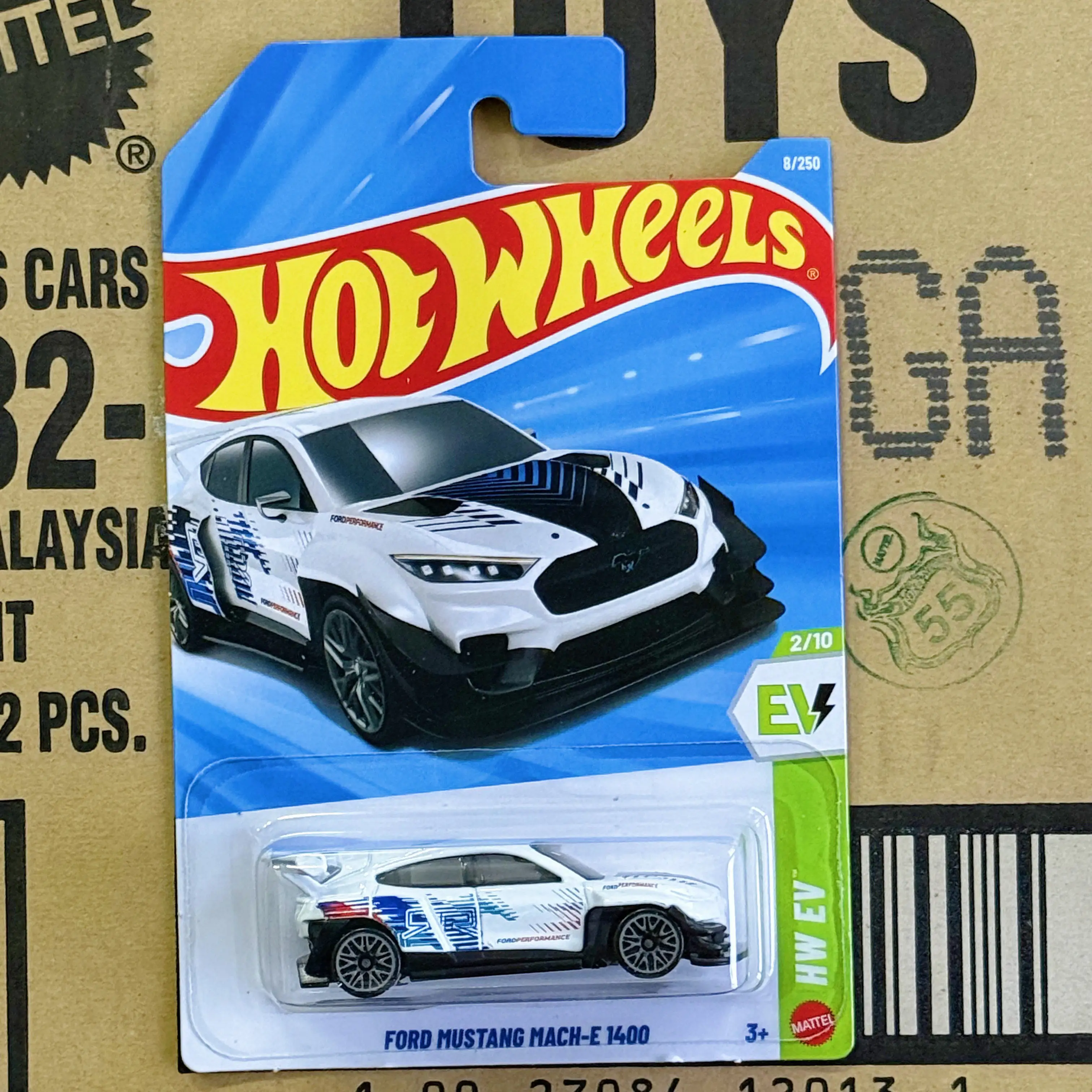 Coches de Juguete Hot Wheels para Niños 8 2026G HOTWHEELS FORD MUSTANG MACH-E 1400 Ford Mustang Regalos Navideños para Niños