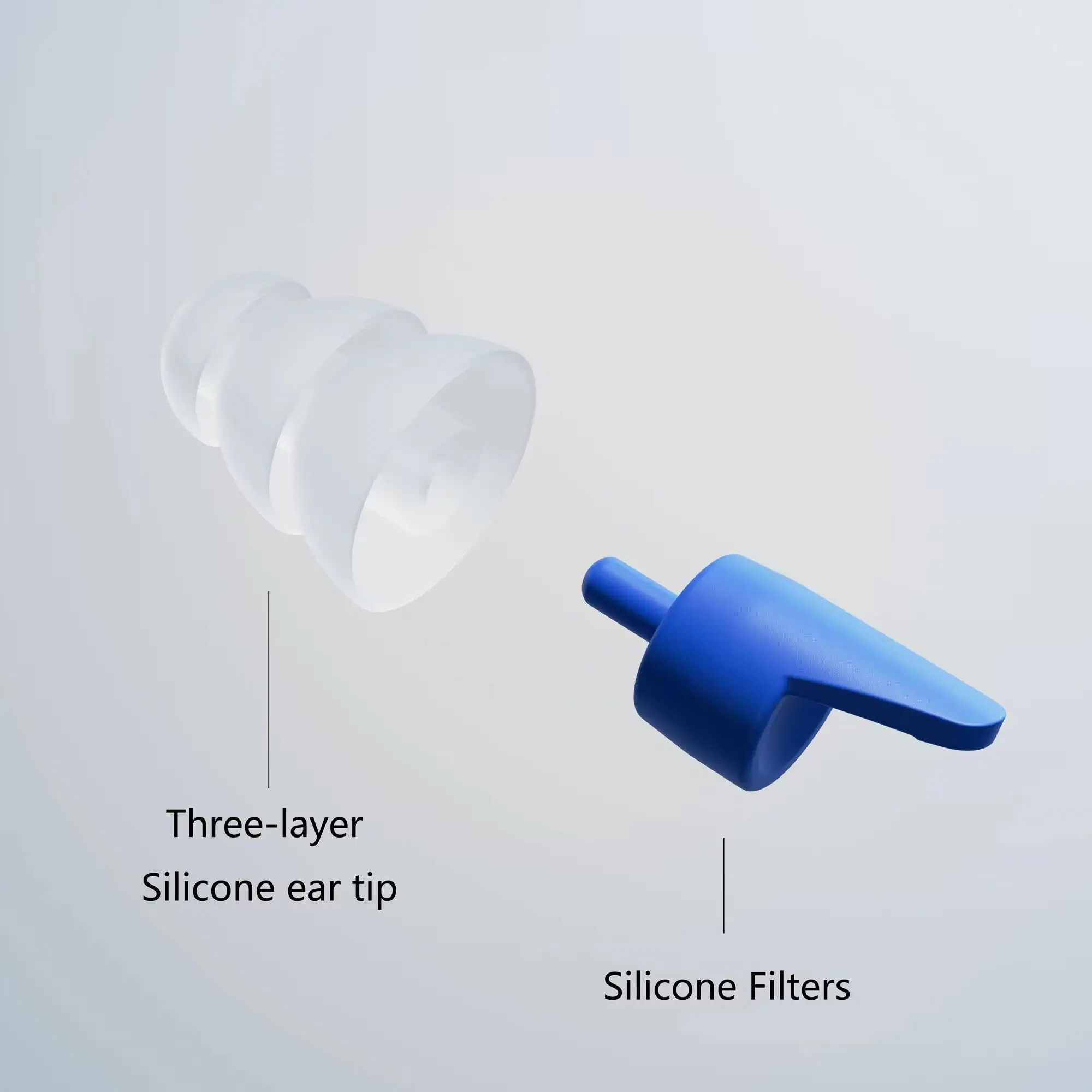 HUAK Ear Plugs Sleeping Noise Canceling Ear Plugs Waterproof Swimming Silicone Ear Breed Stuffer Children's Hear Protector