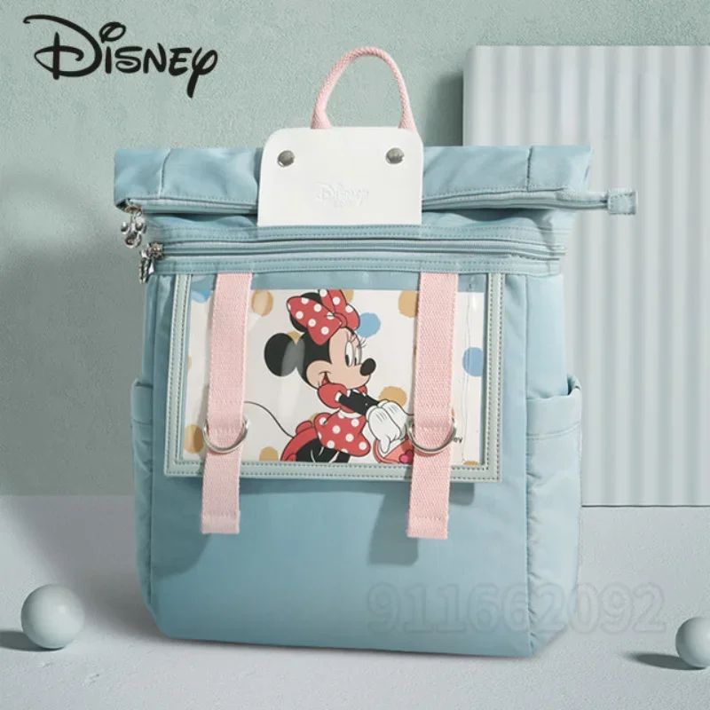 Disney Mickey\'s New Diaper Bag Backpack Luxury Brand Baby Bag Original Cartoon Fashion Baby Diaper Bag Large -capacity Backpack