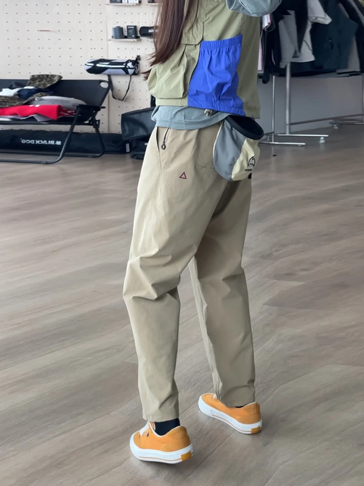 

Мужские брюки Softshell для работы, ветрозащитные, водонепроницаемые, с манжетами, для походов и альпинизма, цвет хаки, осенние, длинные