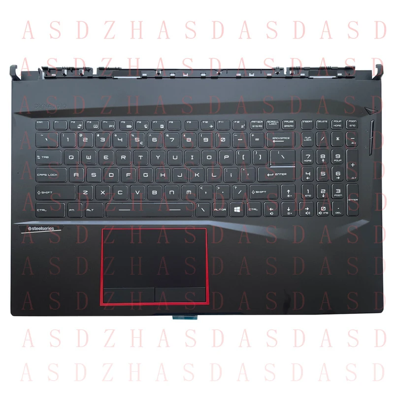 Z  New For MSI GE75 Palmrest Keyboard Non-Touchpad Full Color Backlit Assembly