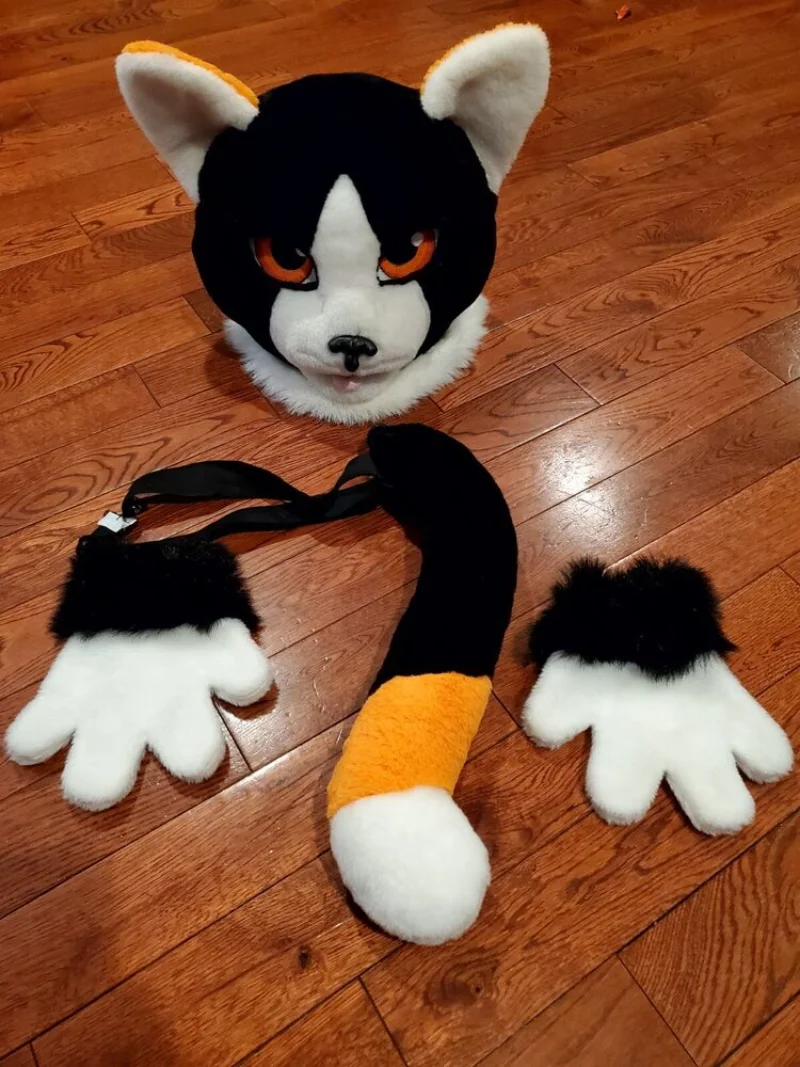 

Cat Fursuit Partial Mascot Costume