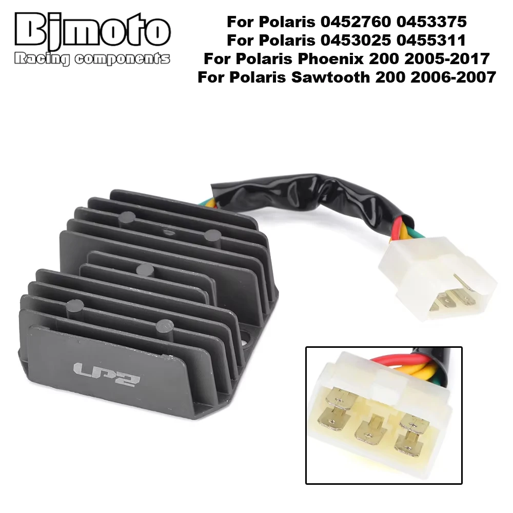 Motorcycle Voltage Regulator Rectifier For Polaris Phoenix Sawtooth 200 2005-2017 for Kymco Mongoose 90 70 50 2X4 31600-LBD4-900
