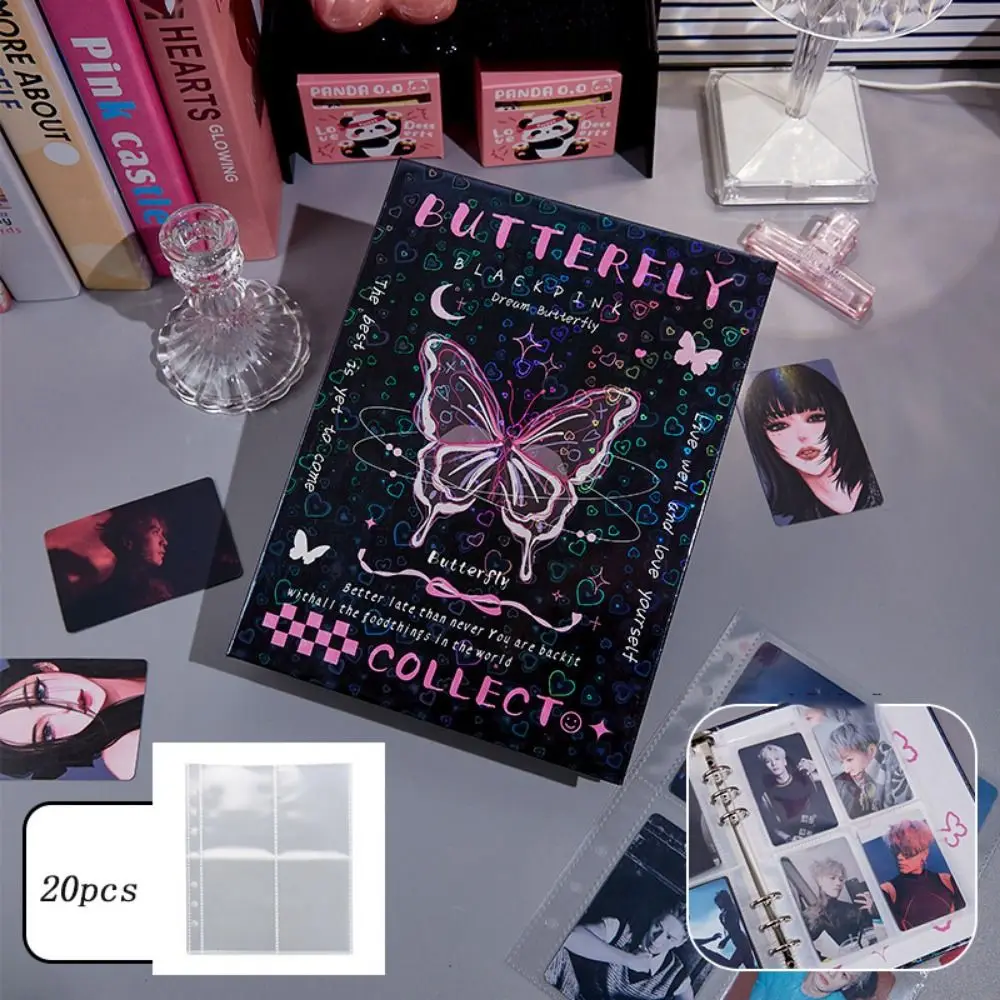 

Альбом Shell A5 Папка для фотокарт Коллекционная книга Куртка с отрывными листами A5 Idol Держатель для фотокарточек 6-луночный фотоальбом Ins Idol