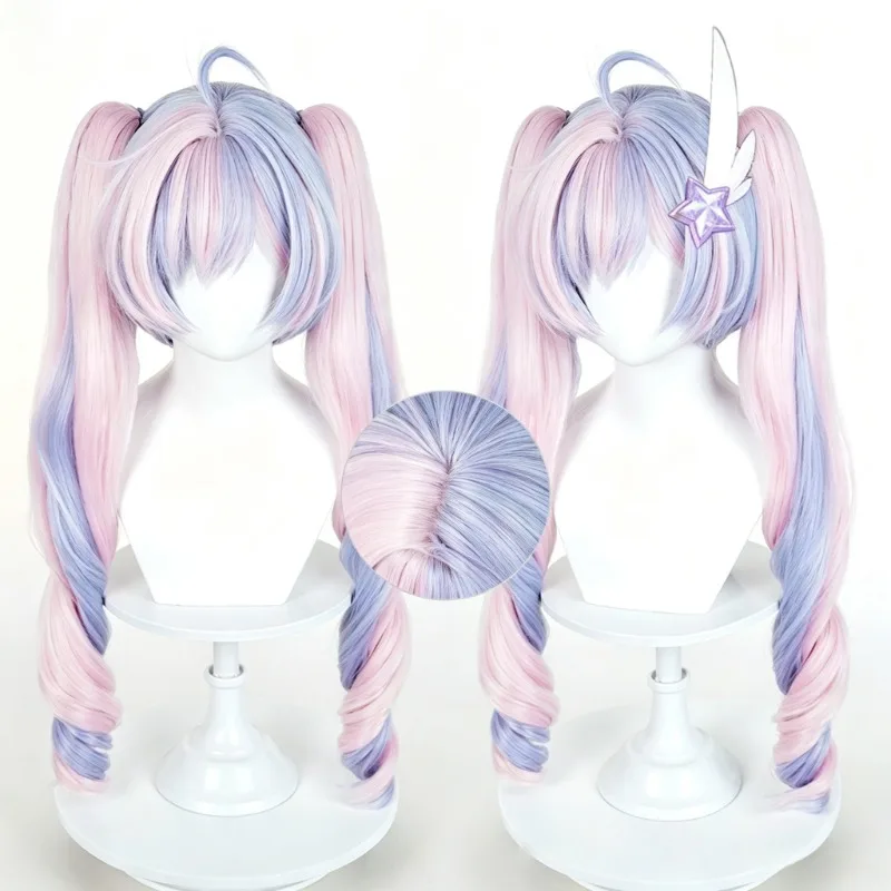 Blue Archive Cosplay Uzawa Reisa Magical Girl Costume Wig Kawaii Lolita Dress Socks Halo Headwear Halloween Party Stage Outfits - view 5