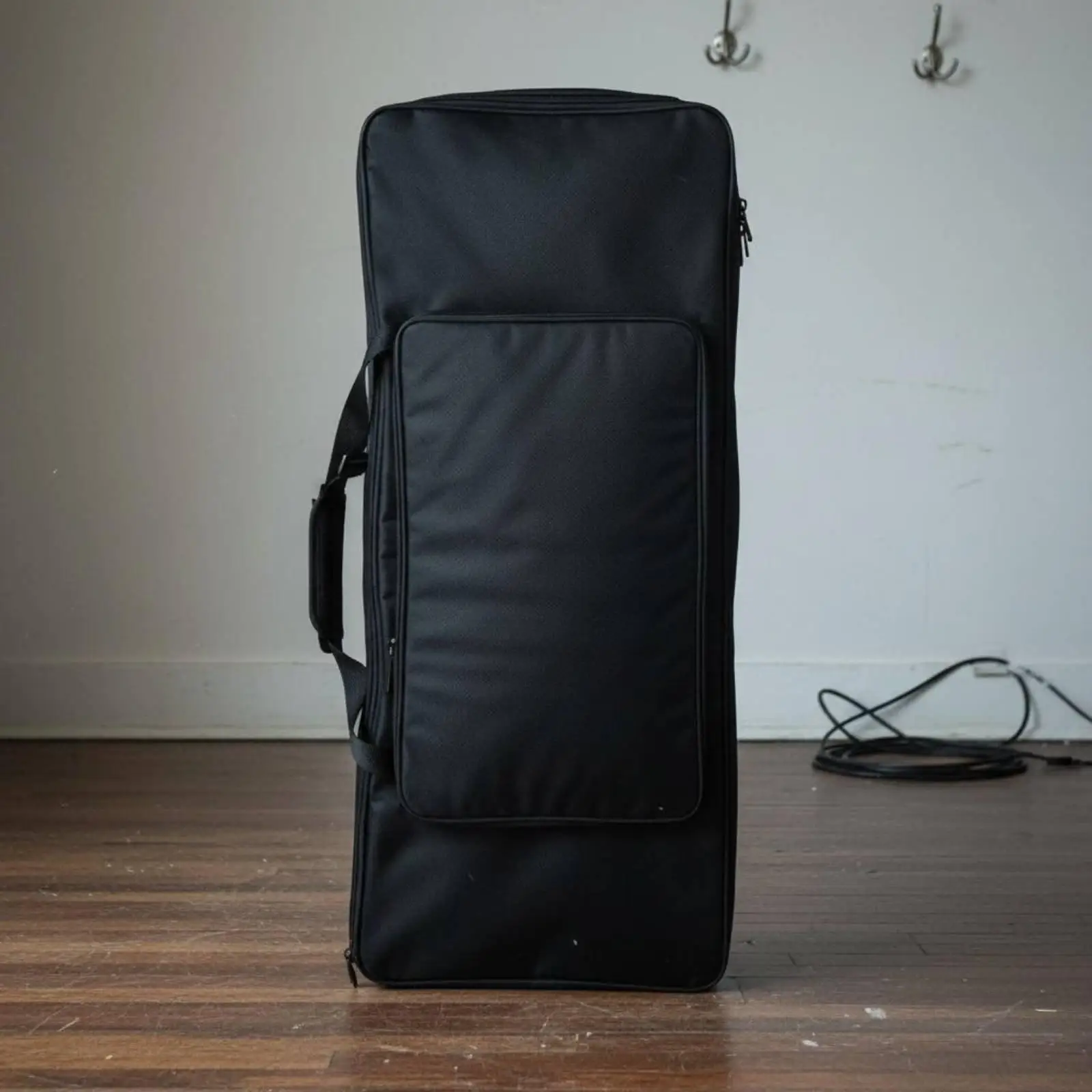 Electronic Piano Keyboard Protective Cover 61 Keys Thick Padding Oxford Carrying Case for Music Studio and Daily Transport