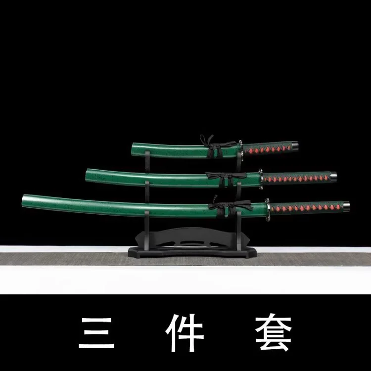 

High Quality Wooden Japanese Samurai Katana Sword Rosewood/Bamboo Blade Practice Weapon Cosplay Props Unsharp