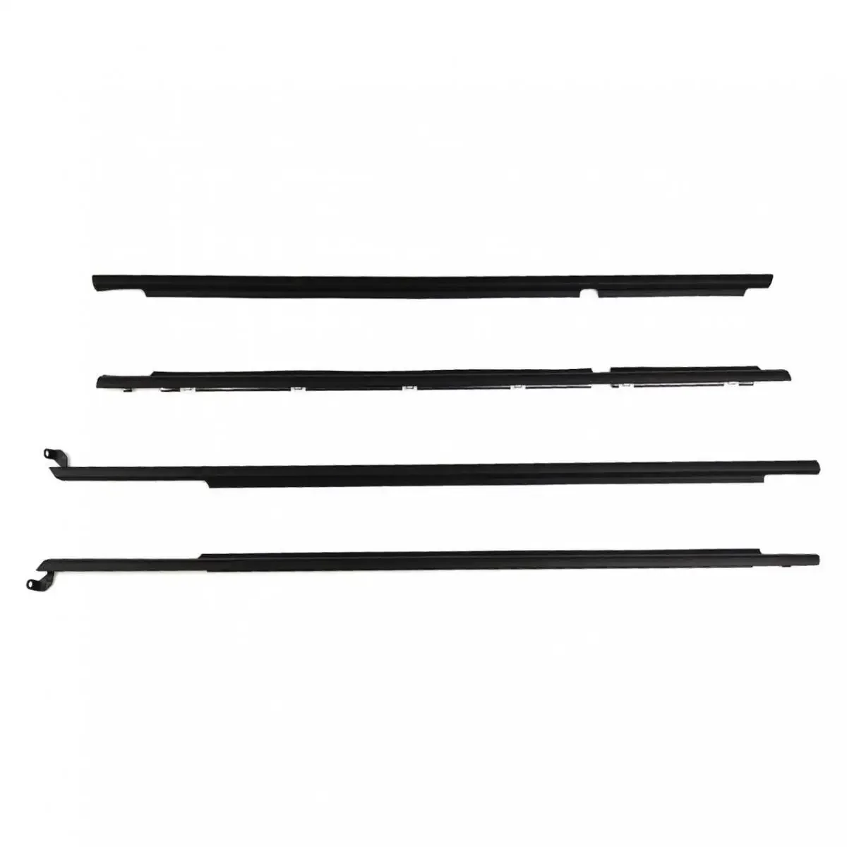 4-piece set of automotive exterior door and window trim sealing tapes, compatible with 1995-2002 Toyota Corolla, replacement