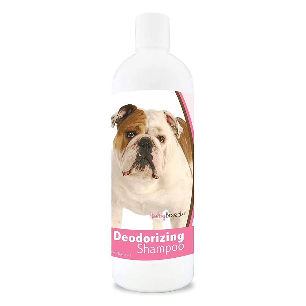 

Healthy Breeds Bulldog Deodorizing Shampoo, Tearless Puppy Dog Shampoo, Dog Coat Silky And Lustrous, 16 oz