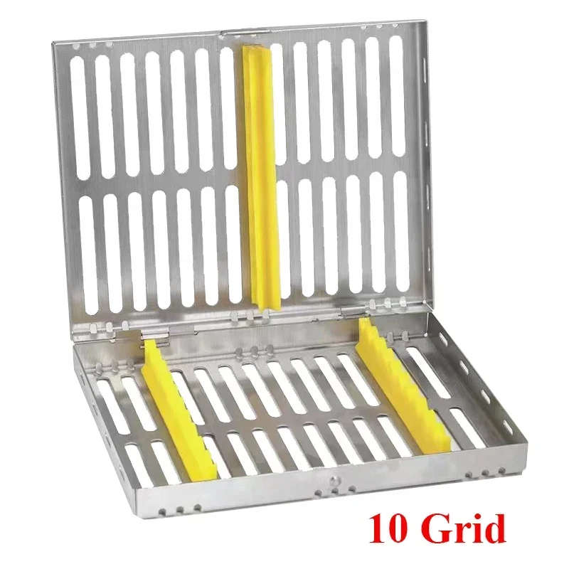 Dental Manufacturers Autoclave Tray Box Holder Stainless Steel Sterilizing Cassette 5 10 20 Instruments Tool