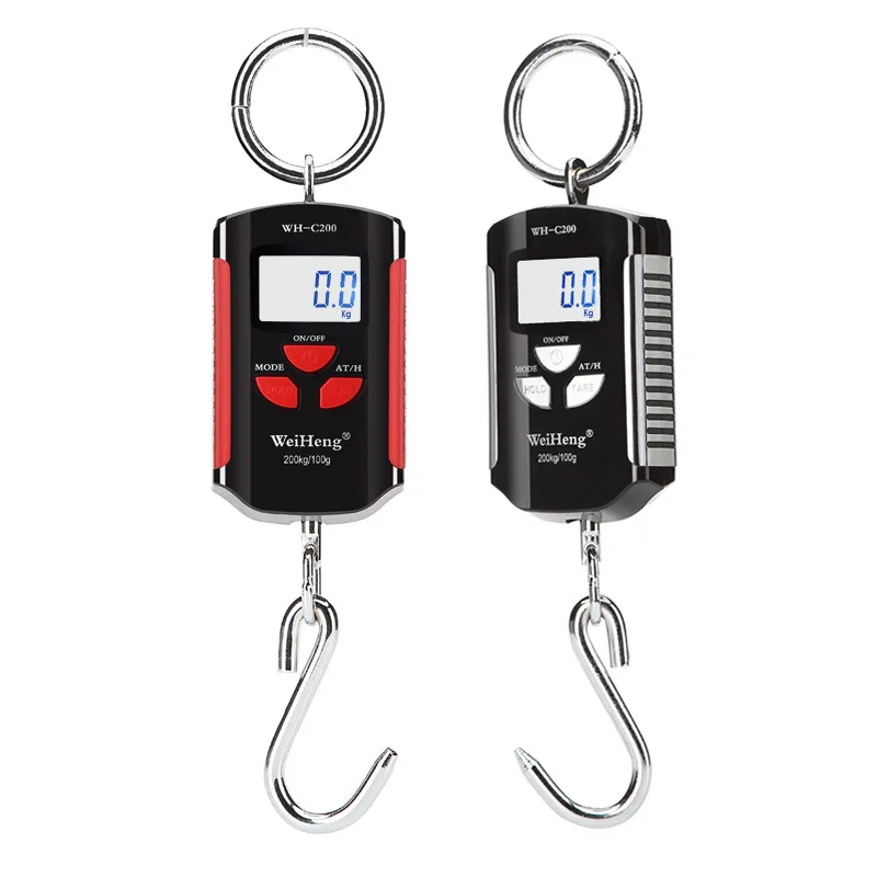

WH-C200 Portable Electronic Hanging Scale Mini Outdoor Hunting Scale for Pig Sheep 200kg Capacity ABS 1g Customizable ODM kg