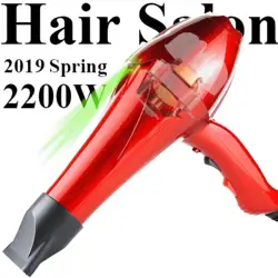 For hairdresser and hair salon 3 meter long wire EU Plug Real 2200w power professional blower dryer salon Hair Dryer hairdryer