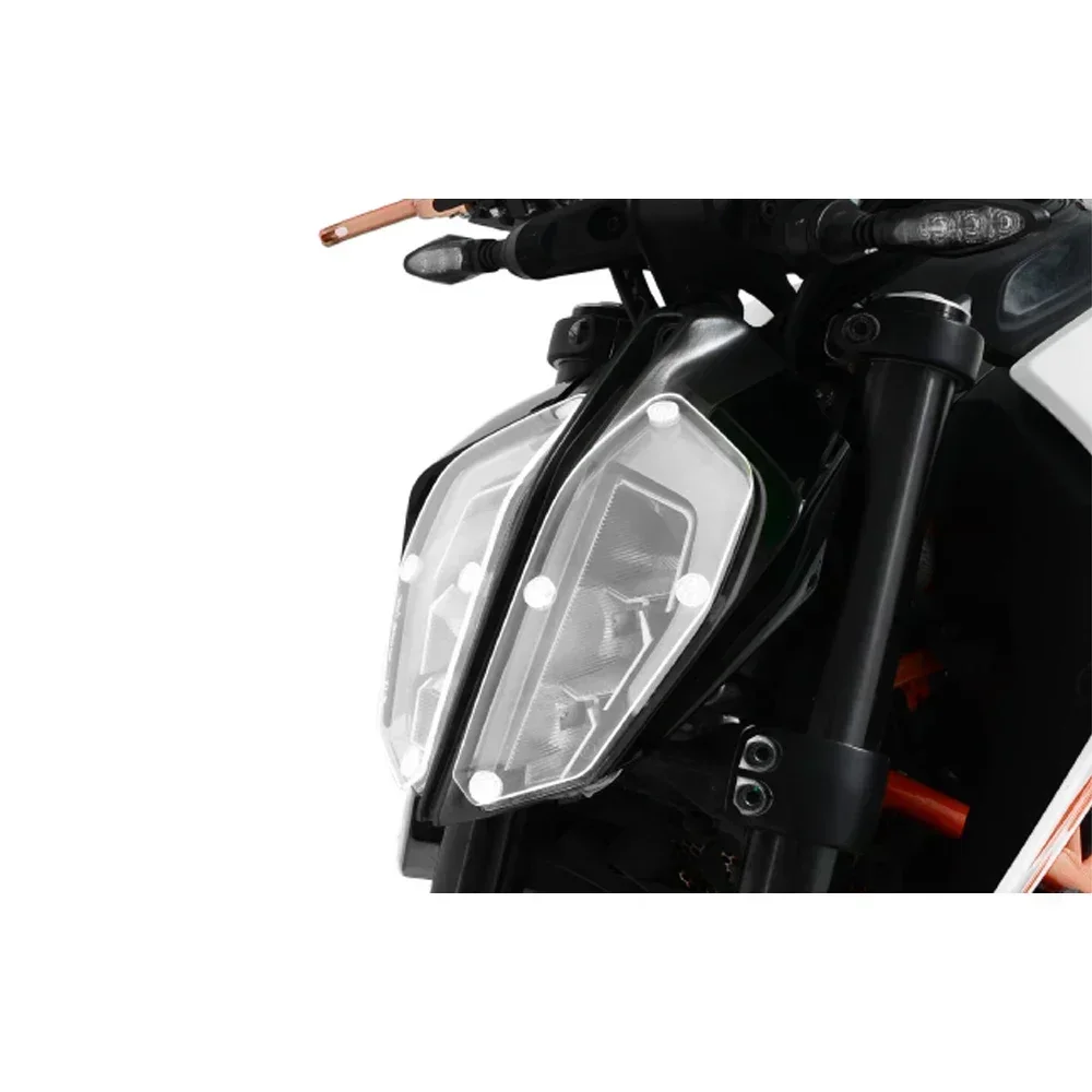

FOR KTM 390 790 Duke 2017 - 2018 Motorcycle Accessories Moto Headlight Protection Guard Cover - Transparent