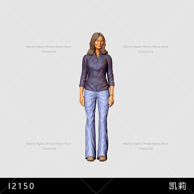 1/64 1/43 1/35 échelle Miniature scène poupée Cannonball voiture de course Kelly Clydus Mack Enos Action non panité blanc Mini figurine