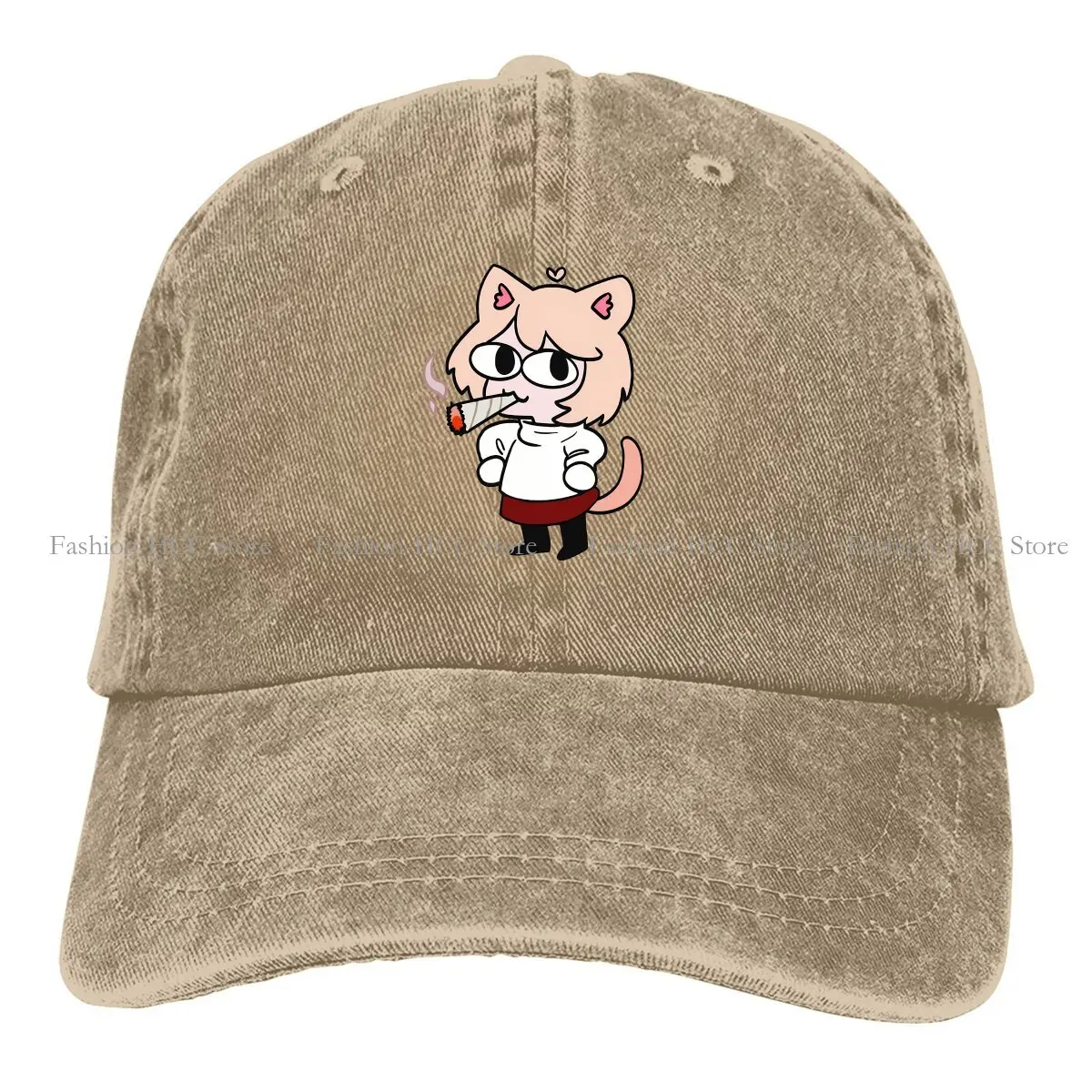 Summer Cap Sun Visor Starry Night Hip Hop Neco Arc NECOARC Cat Cowboy Hat Peaked Hats