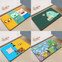 Adventure Time Diatom Mud Kitchen Rug Floor Mats Door  House Entrance  Interior  Bedroom  Home  Doors