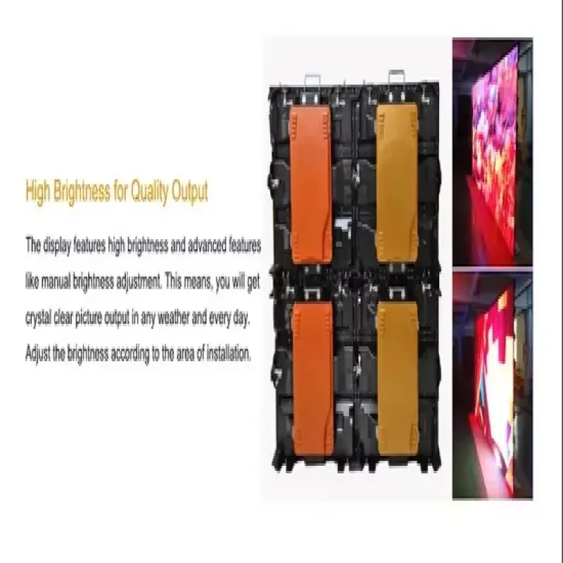 Waterproof P6 Rental LED Display 576*576mm With Nova Processor For Stage Show view 5