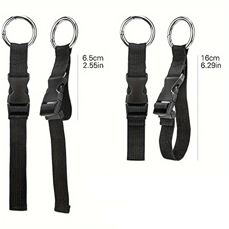 Travel Luggage Fixed Strap Backpack External Strap Portable Strap With Release Buckle Add-A-Bag Luggage Strap Belt Jacket Holder