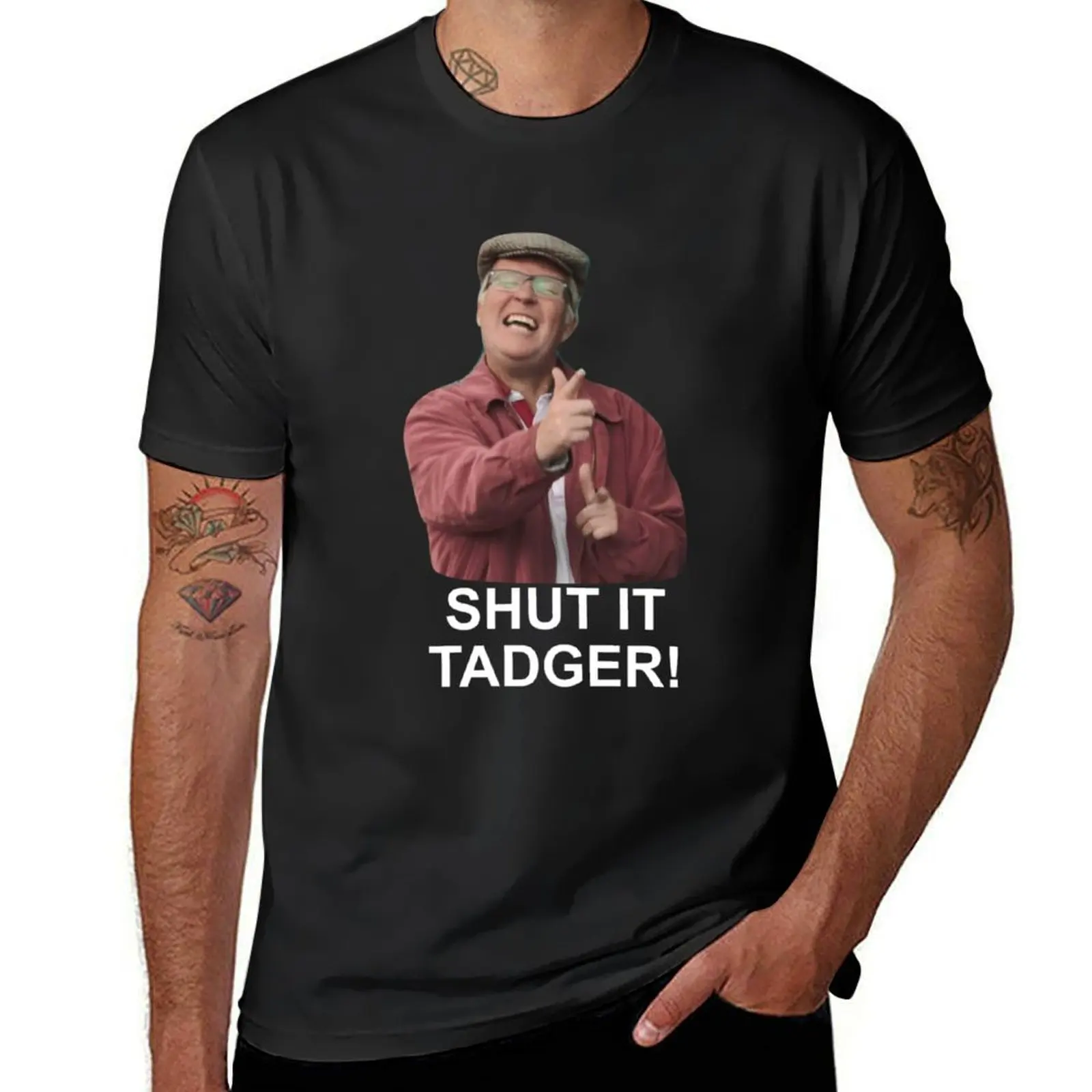 

Shut It Tadger T-Shirt aesthetic clothes funnys blanks summer tops men t shirt