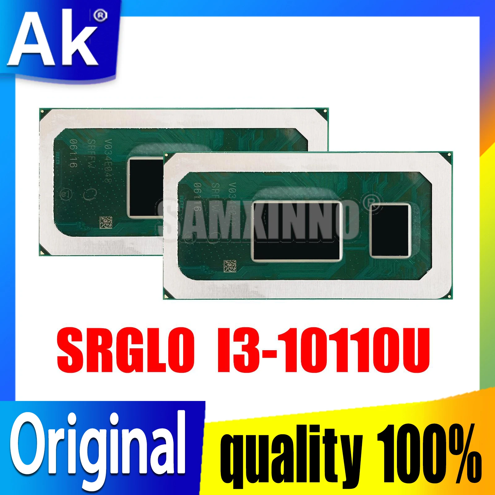 100% test very good product SRGL0 I3-10110U BGA reball balls Chipset