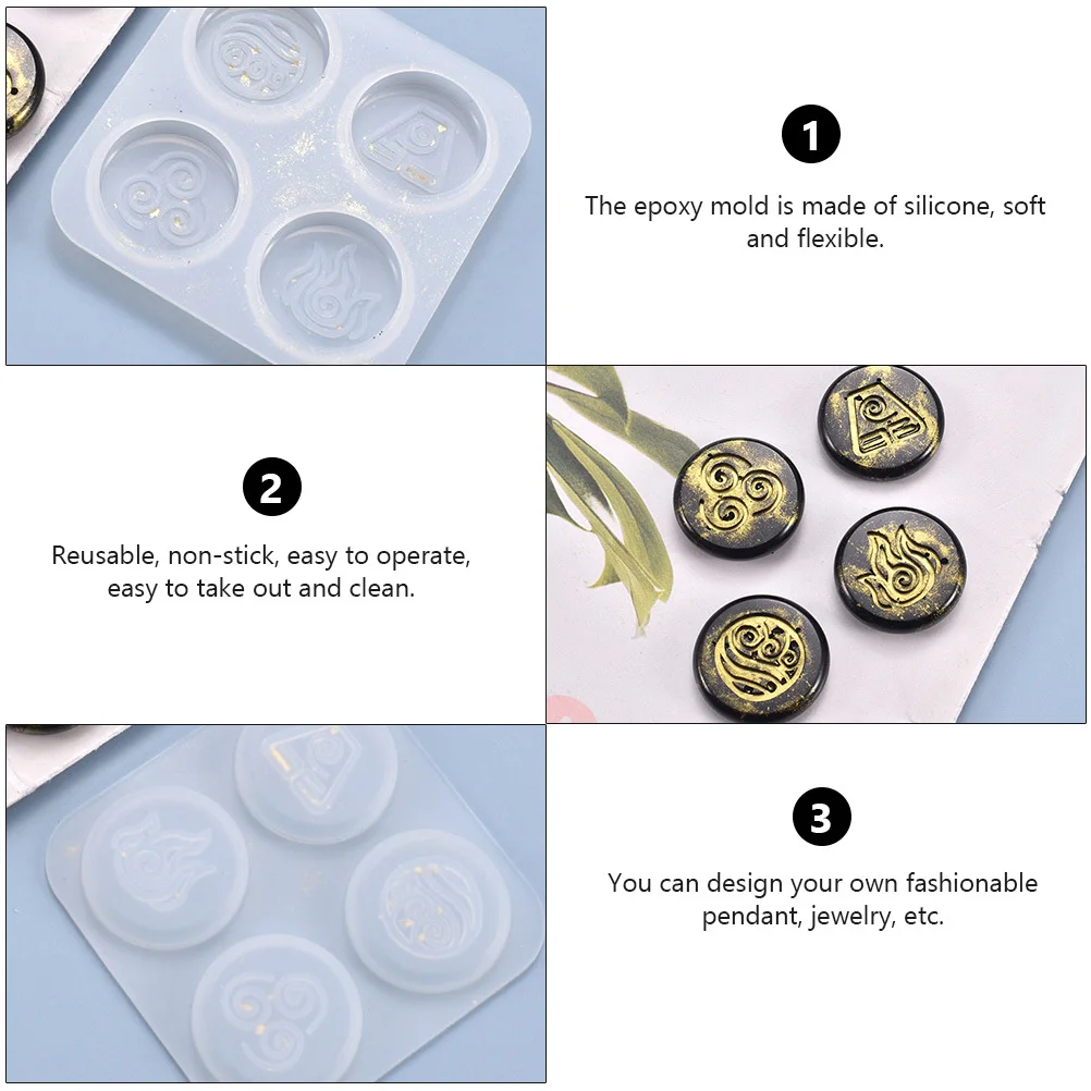 

2Pcs Religious Symbol Silicone Mold Epoxy Resin DIY Craft Tools Handmade Jewelry Pendant Supplies Art Craft Accessories