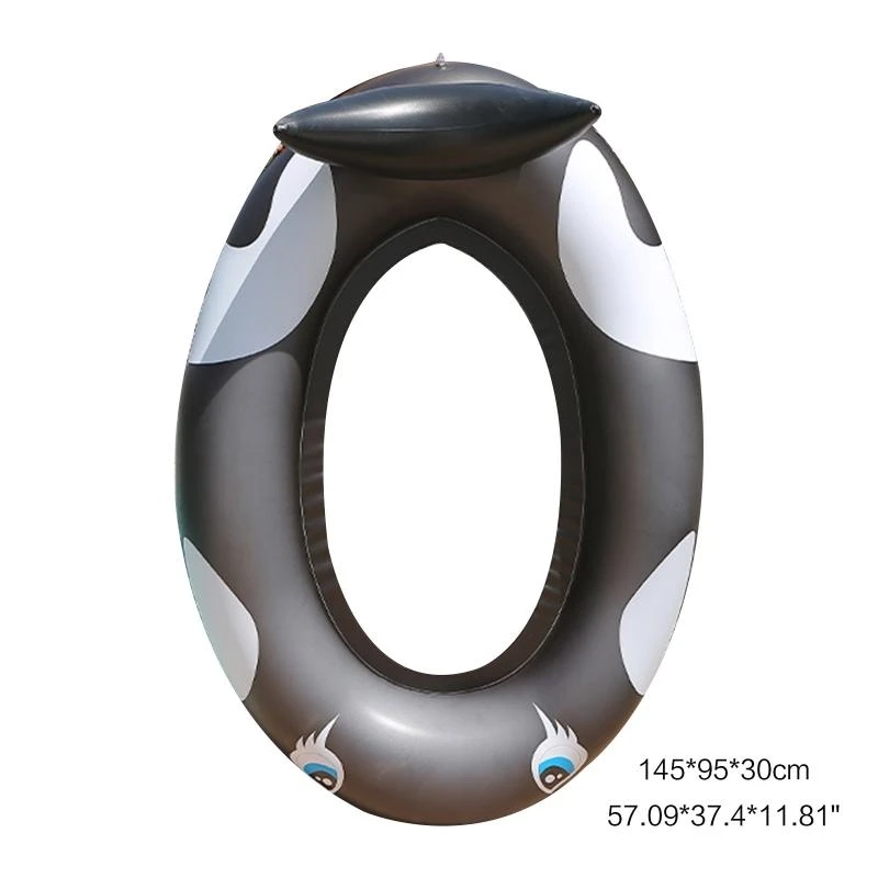 Kids Water Sofa Opblaasbaar Zwembad Float Speelgoed Dikker Drijvende Walvis Hangmat 15UB