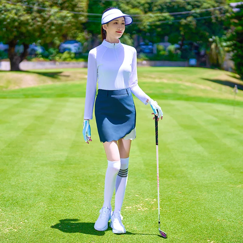 TTYGJ 2025 new golf skirt summer new high waist slimming short skirt quick drying temperament sports tennis skirt