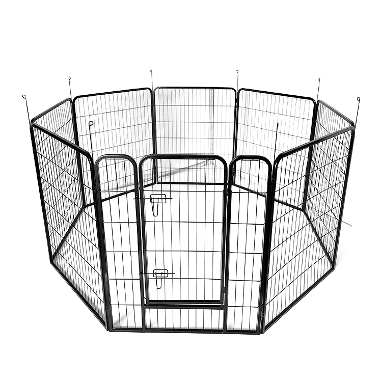 

Pet Products Supplies Isolation Door Guardrail Free Combination Dog Fence Indoor And Outdoor Free Space Pet Dog Fence Cage