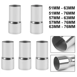 51mm 63mm 57mm 76mm Universal Stainless Steel Car Motorcycle Exhaust Reducer Connector Pipe Tube Adapter Muffler Pipeline