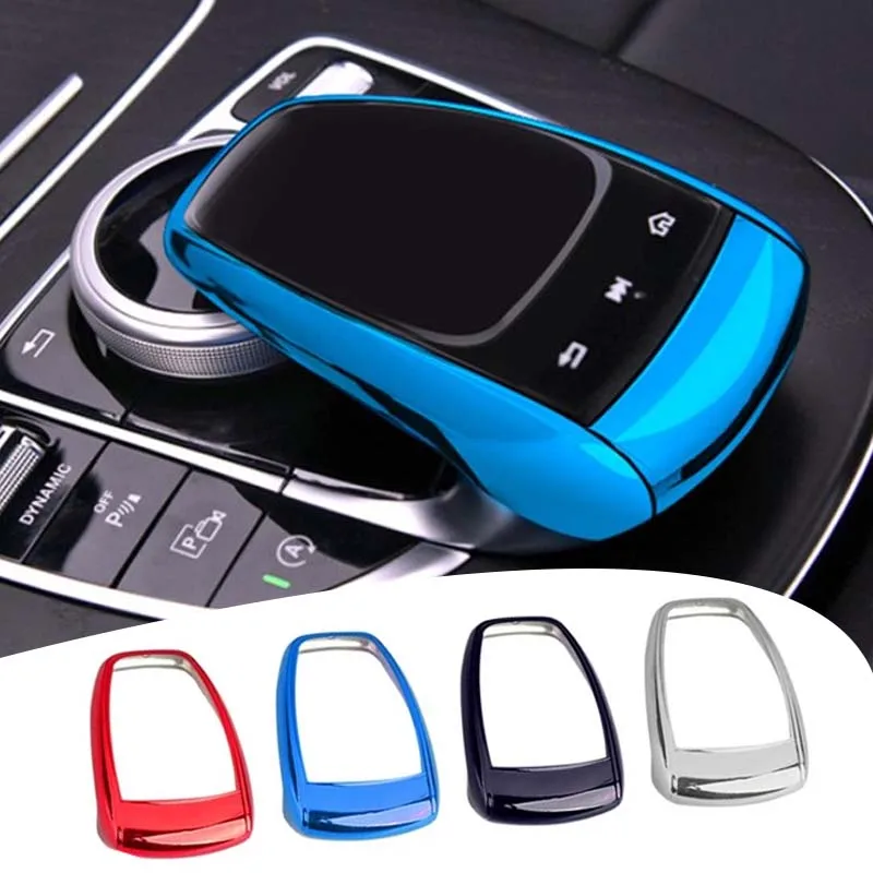 Car Center Control Mouse Screen Protector Cover Fit For Mercedes Benz C E GLC GLS G V Class W205 W213 X253 TPU Auto Accessories