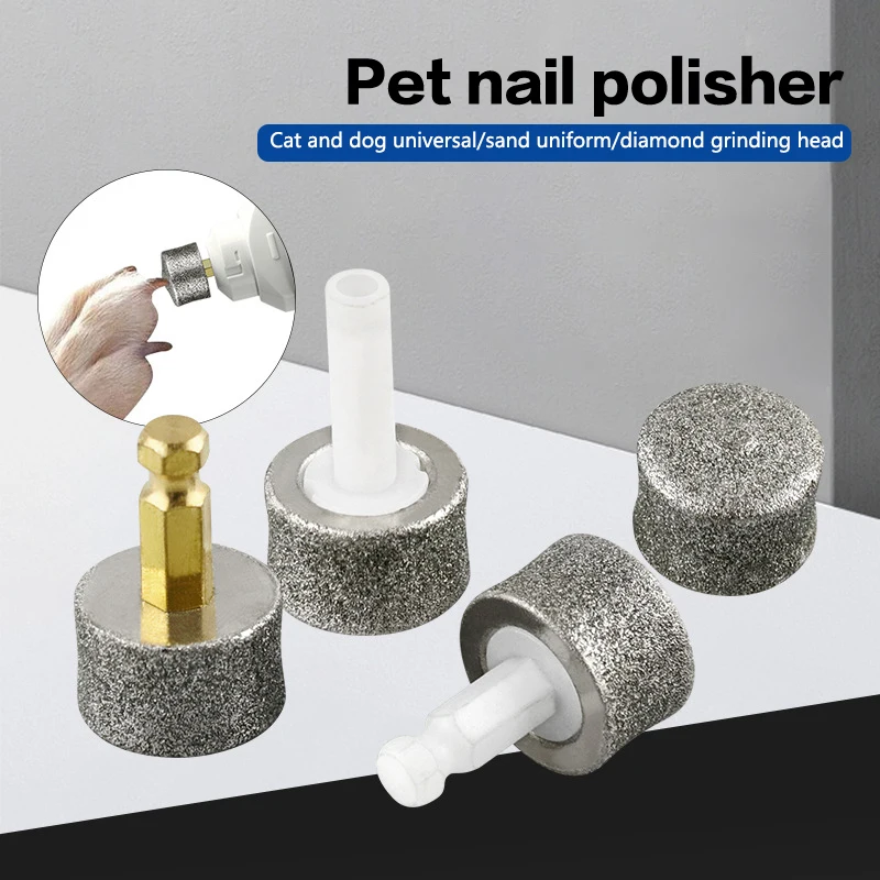 1Pc Electric Nail Polisher Wheel Replacement Grinding Head Pet Nail Grinder Head Trimmer Clipper Pet Paws Grooming Tools