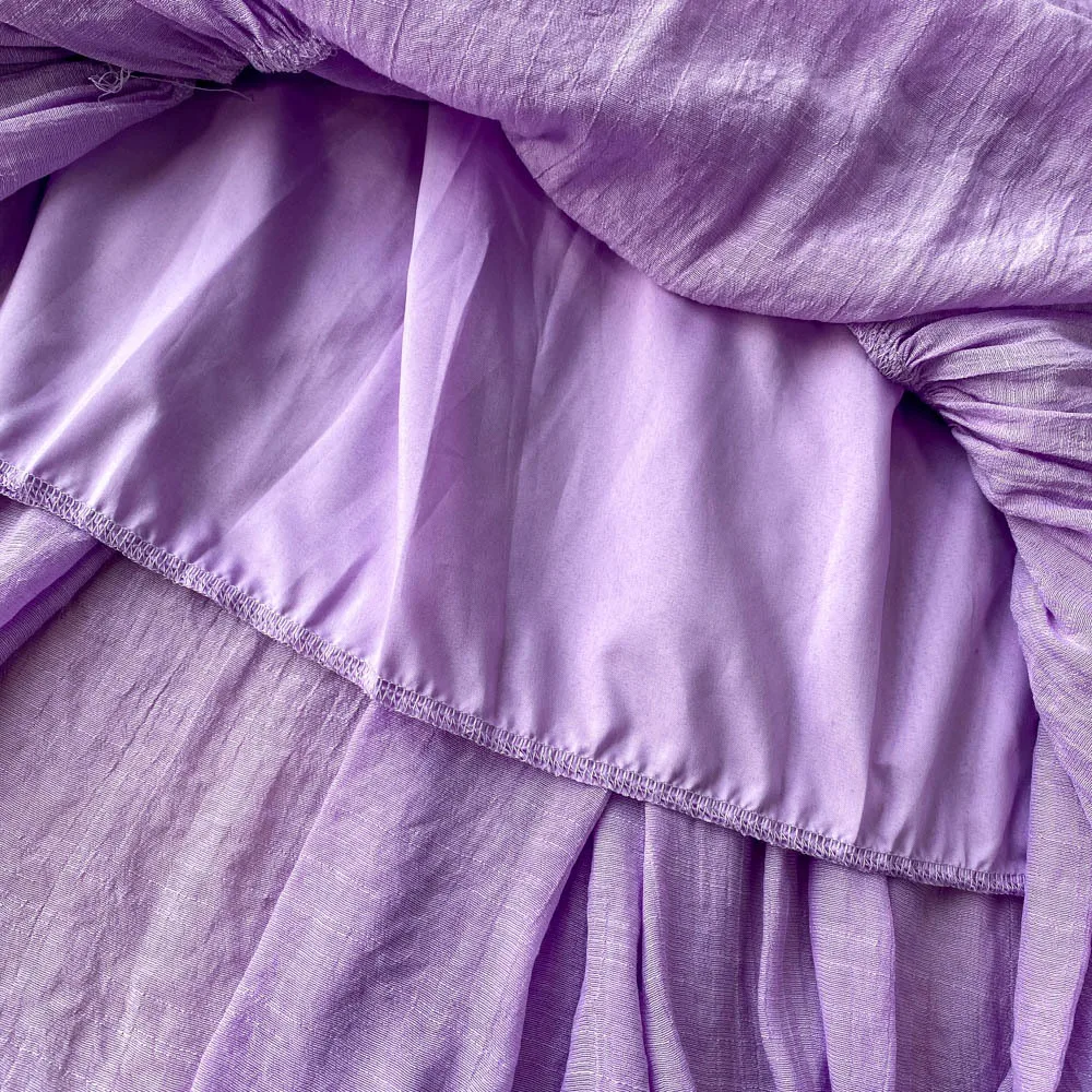 여성 솔리드 플리츠 A라인 맥시 스커트 벨트 포함 패션 하이웨이스트 클럽 파티 볼 가운 캐주얼 올 매칭 롱 케이크 스커트