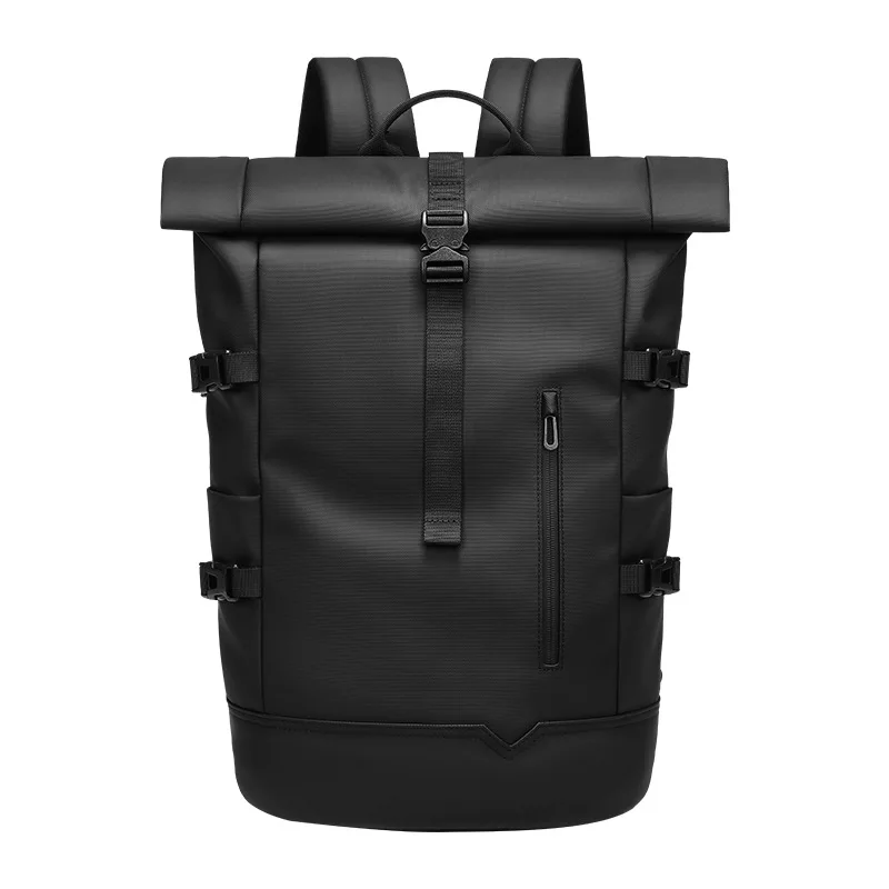 Trendy Roll-Top Backpack for Men 35L 16 in Laptop Travel Daypack with USB Charging,Business Commute Casual Rucksack for College