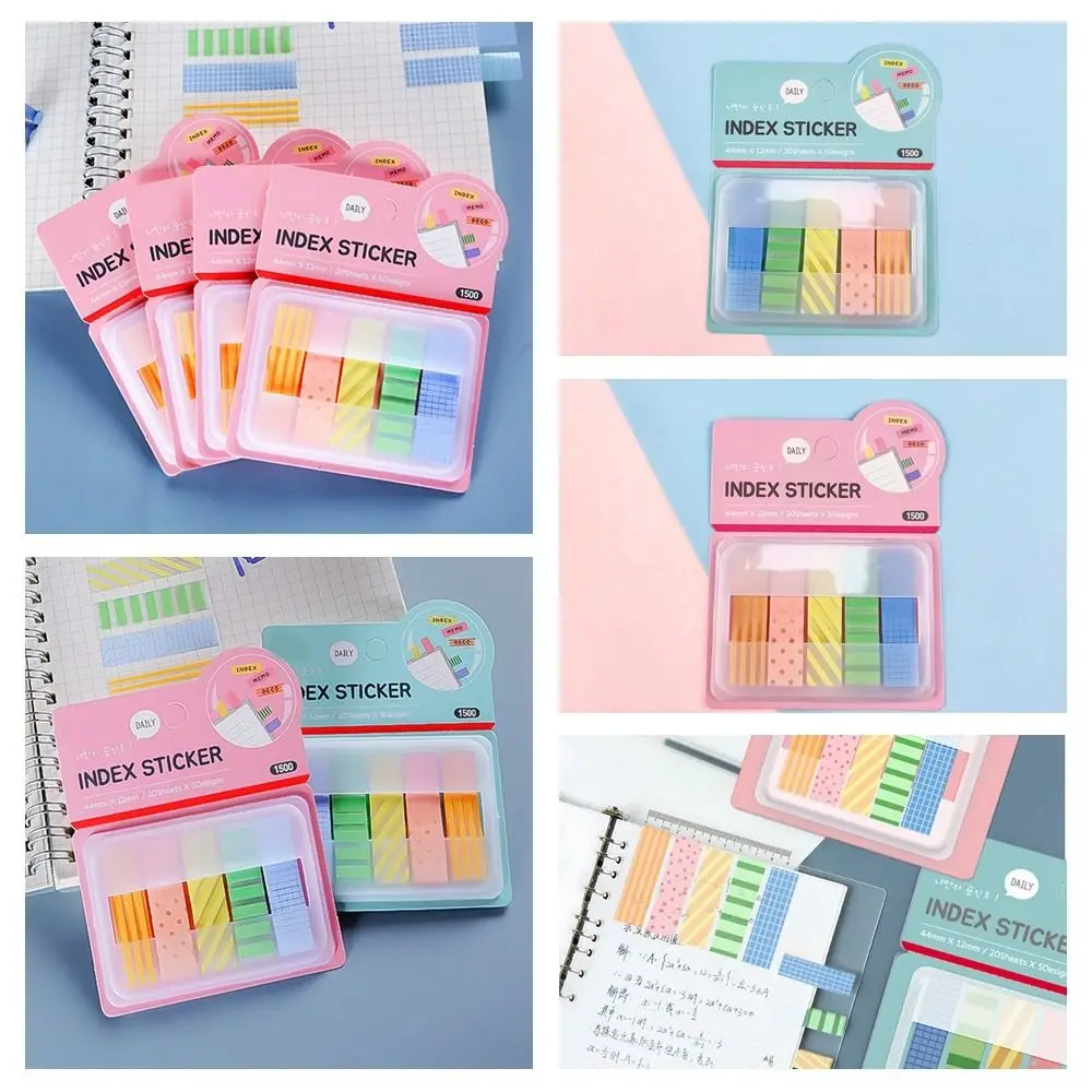 Self Adhesive Memo Pad Sticky Notes Bookmark Point It Marker Memo Sticker Paper Office School Supplies