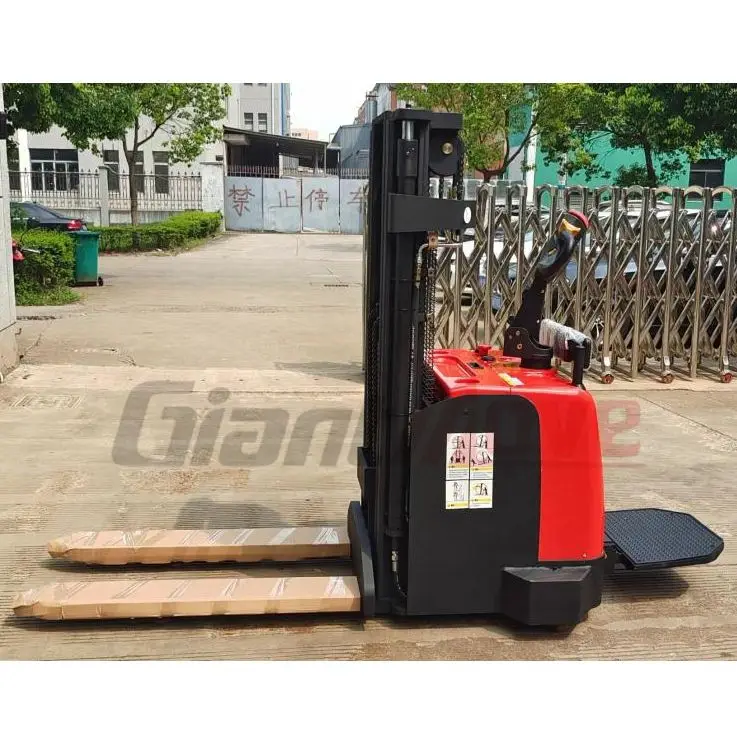 Hot Sale Durable 1500kg Hydraulic All Electric Pallet Stacker For Material Handling