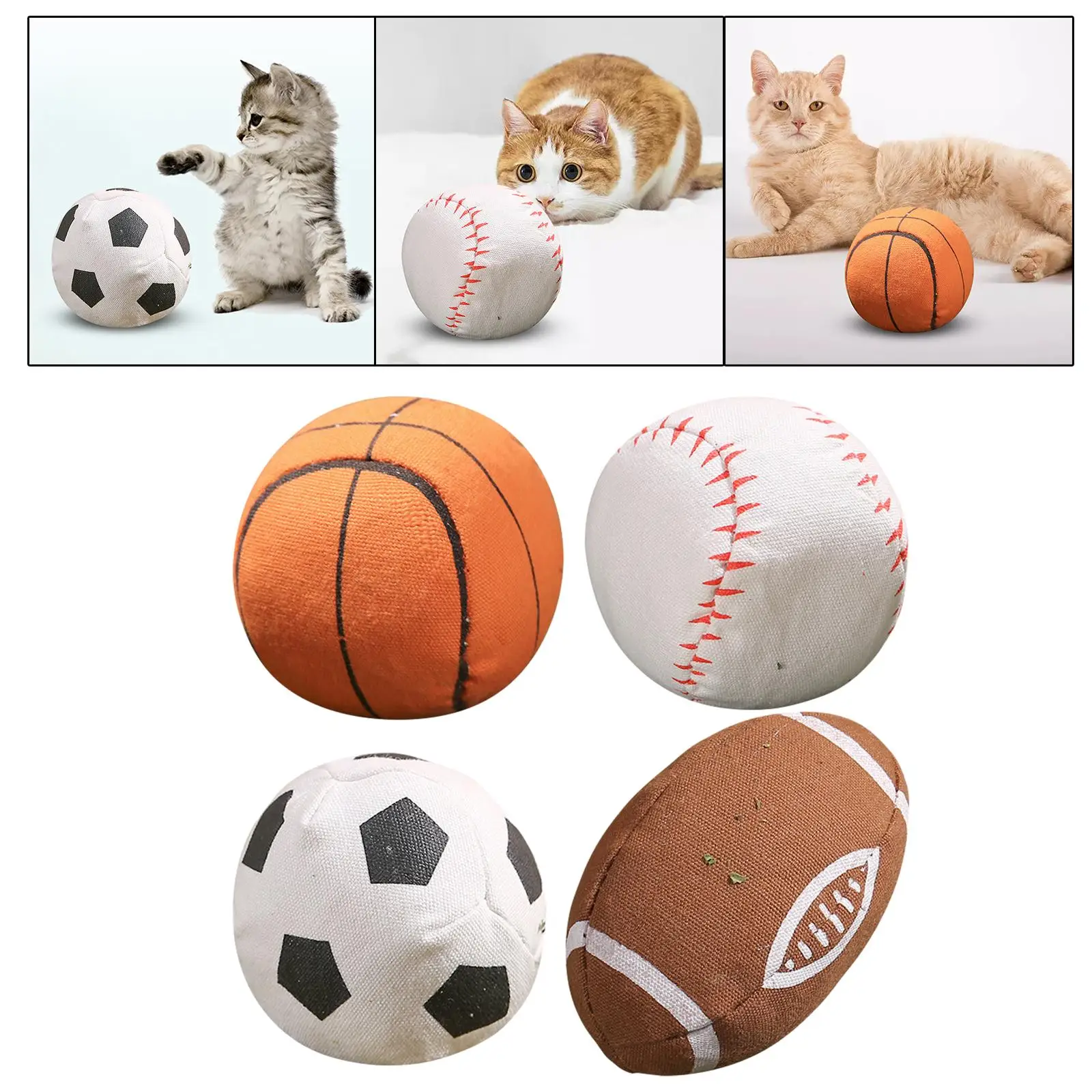 Cat Interactive ของเล่น Ball Multiuse การฝึกอบรมสัตว์เลี้ยงแบบใช้ซ้ําได้ของเล่นออกกําลังกายตลก