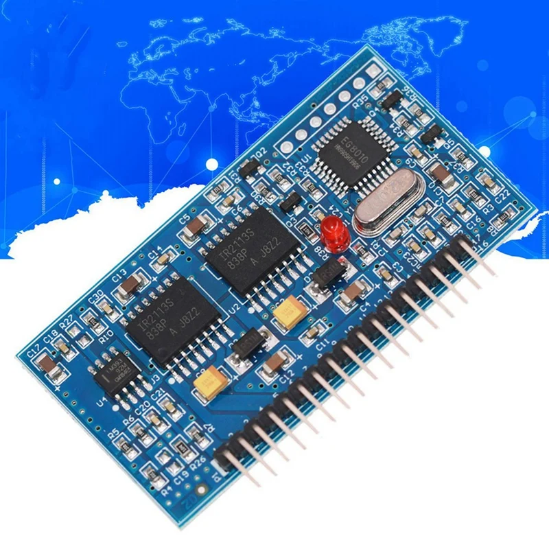 2X 5V DC-AC Pure Sine Wave Inverter SPWM Driver Board EGS002 12Mhz Crystal Oscillator EG8010 + IR2113 Driving Module