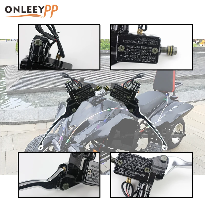 

ONLEEYPP Motorcycle Parts 7/8" 22mm Front Brake Clutch Master Cylinder Hydraulic Pump Brake Lever For Motorbike ATV Off Road
