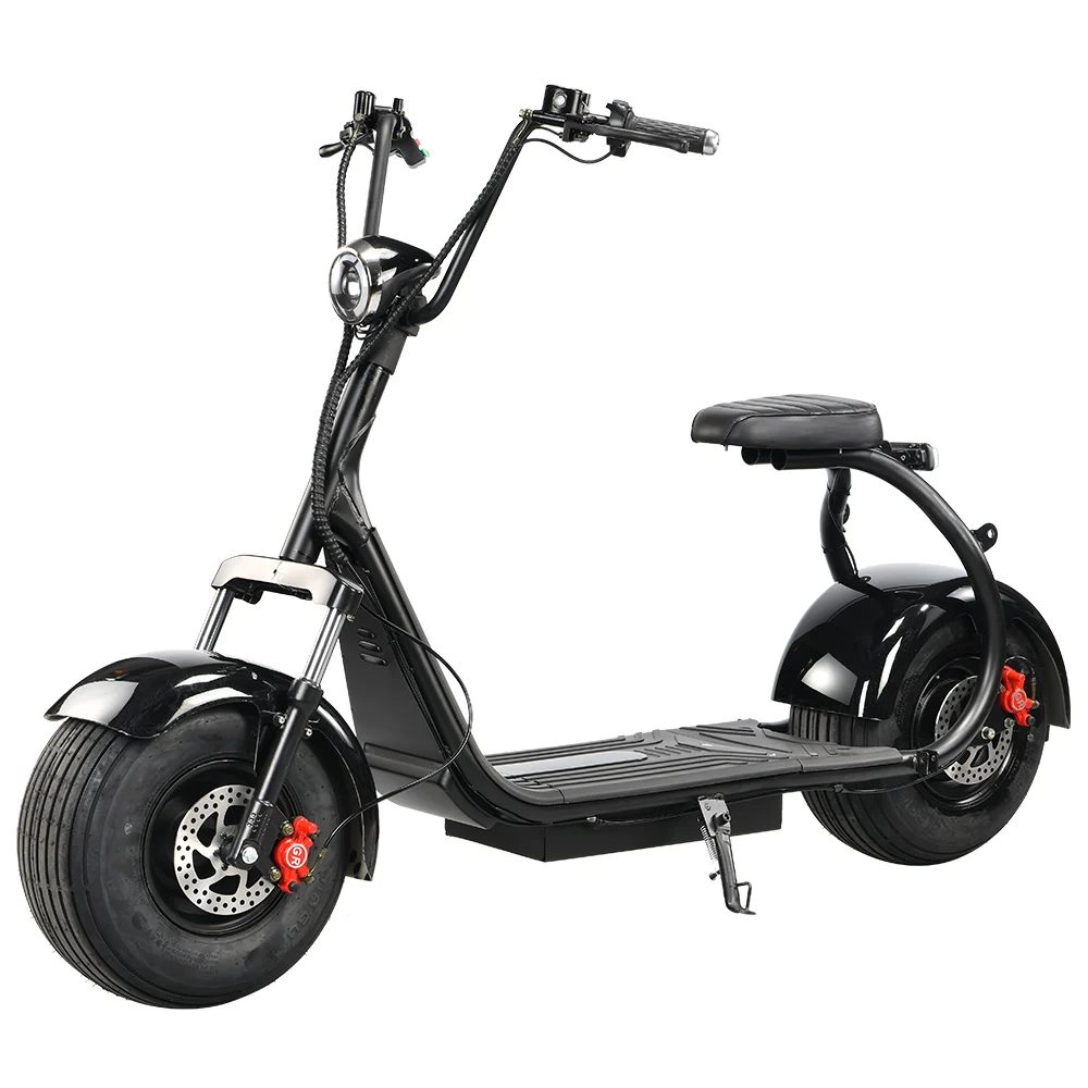 

Электрический самокат Citycoco для взрослых, двигатель 3000 Вт, 60 В, 20 Ач, съемная литиевая батарея, максимальная скорость 55 км/ч, 18-дюймовый электросамокат с толстыми шинами