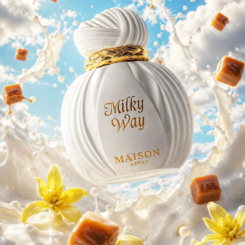 A MAISON ASRAR Perfumes and Colognes Perfume Woman Milk Vanilla Voyage Caramel Plum Fragrance Tonka Sandalwood Body Spray Parfum