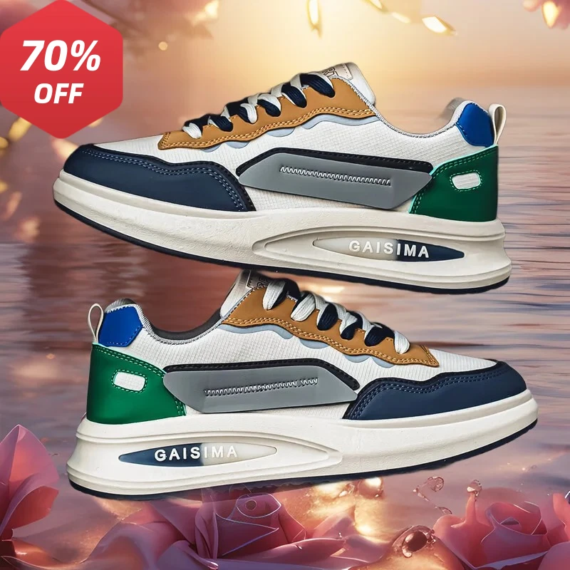 

2026Leather Casual Sports Shoes Comfortable Non Slip and Wear-resistant Suitable for Running Sports Available in Multiple Colors