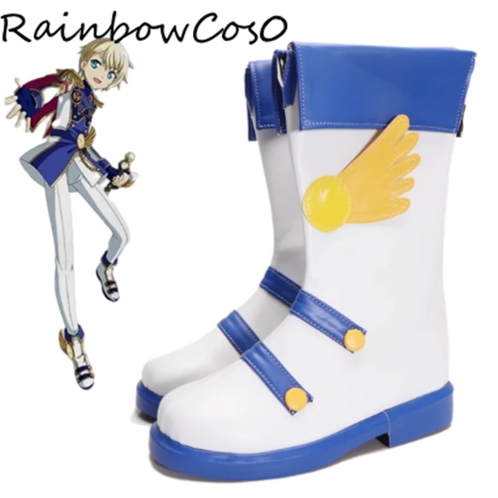 

Yumekawa Shougo Takase Koyoi Idol time Pripara Cosplay Shoes Boots Game Anime Party Halloween RainbowCos0 W5339