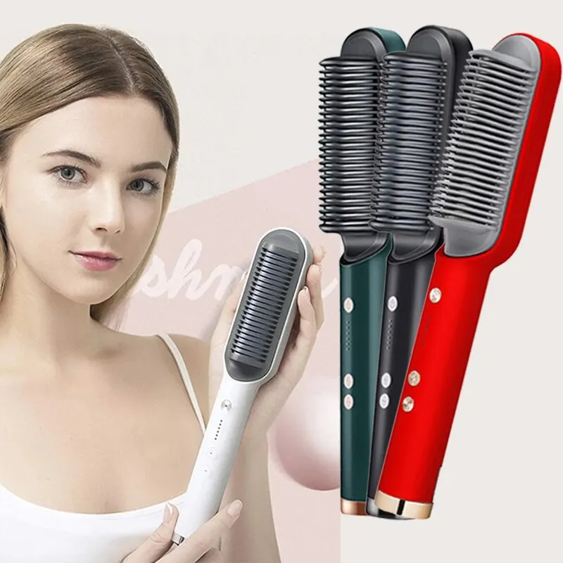 Hair Straightener Professional Quick Heated Electric Hot Comb Hair Straightener Personal Care Multifunctional Hairstyle Brush