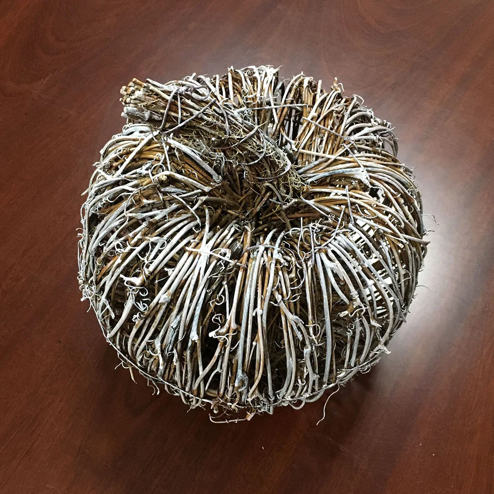 

Rattan Pumpkin Decor Creative Desktop Pumpkin Ornament Festive Tabletop Party Halloween Thanksgiving Decoration