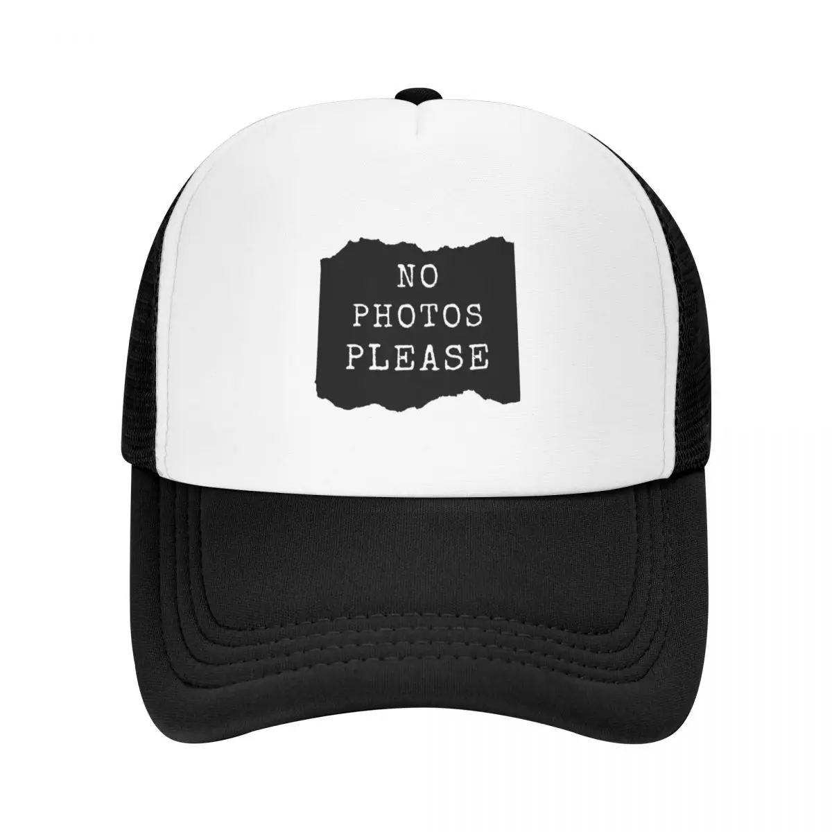 

NO PHOTOS PLEASE Baseball Cap Anime Hat Unique hats golf hat genuine winter hats for men Women's Beach Men's